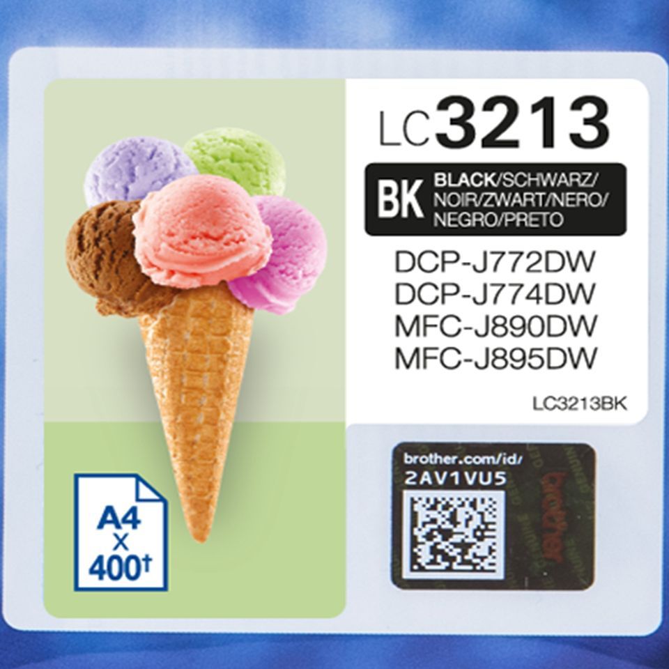 Tarvikud ja tarvikud Brother  LC3213BK Ink Cartridge, Black