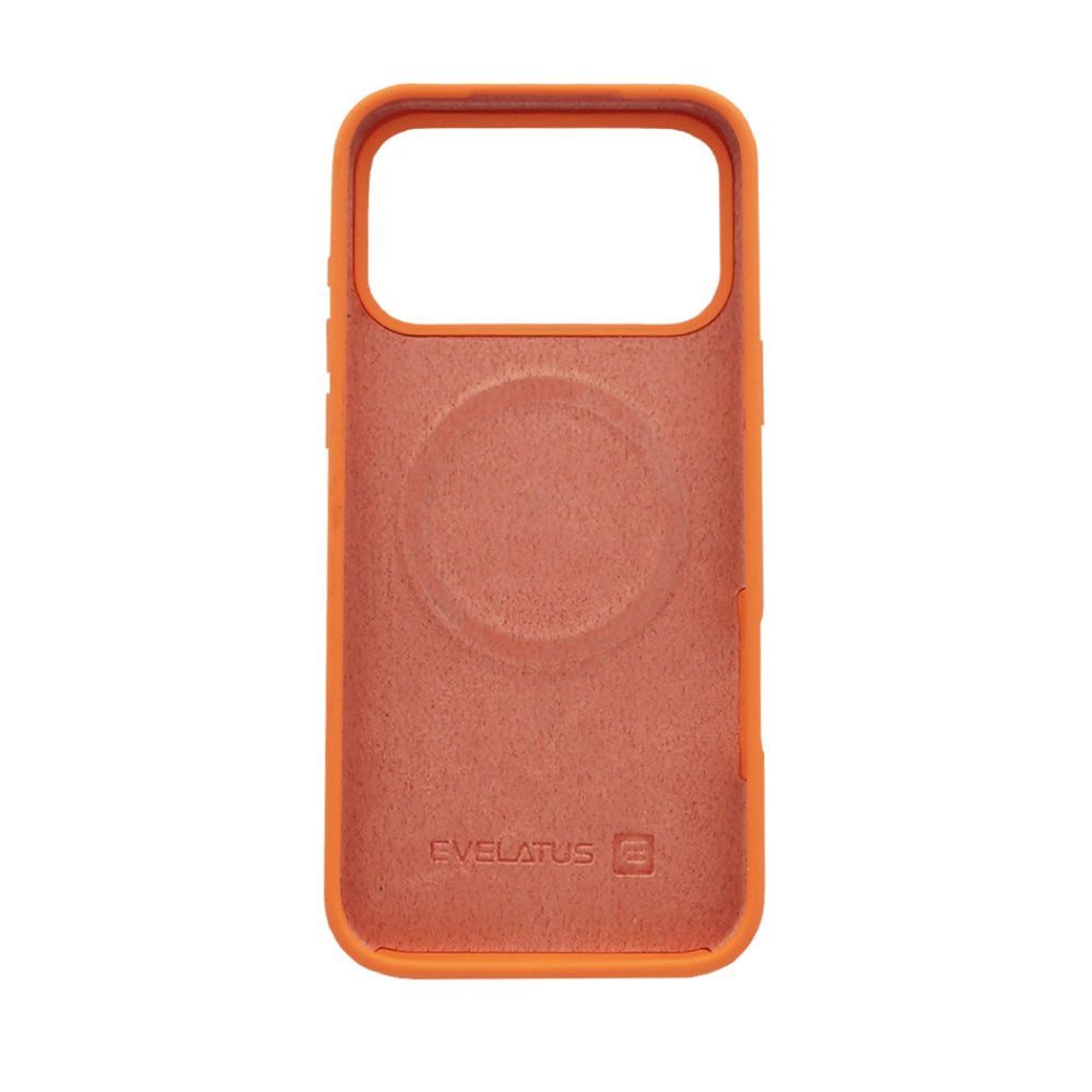 Tagakaaned Evelatus Apple iPhone 17 Pro Max Premium Magsafe Soft Touch Silicone Papaya