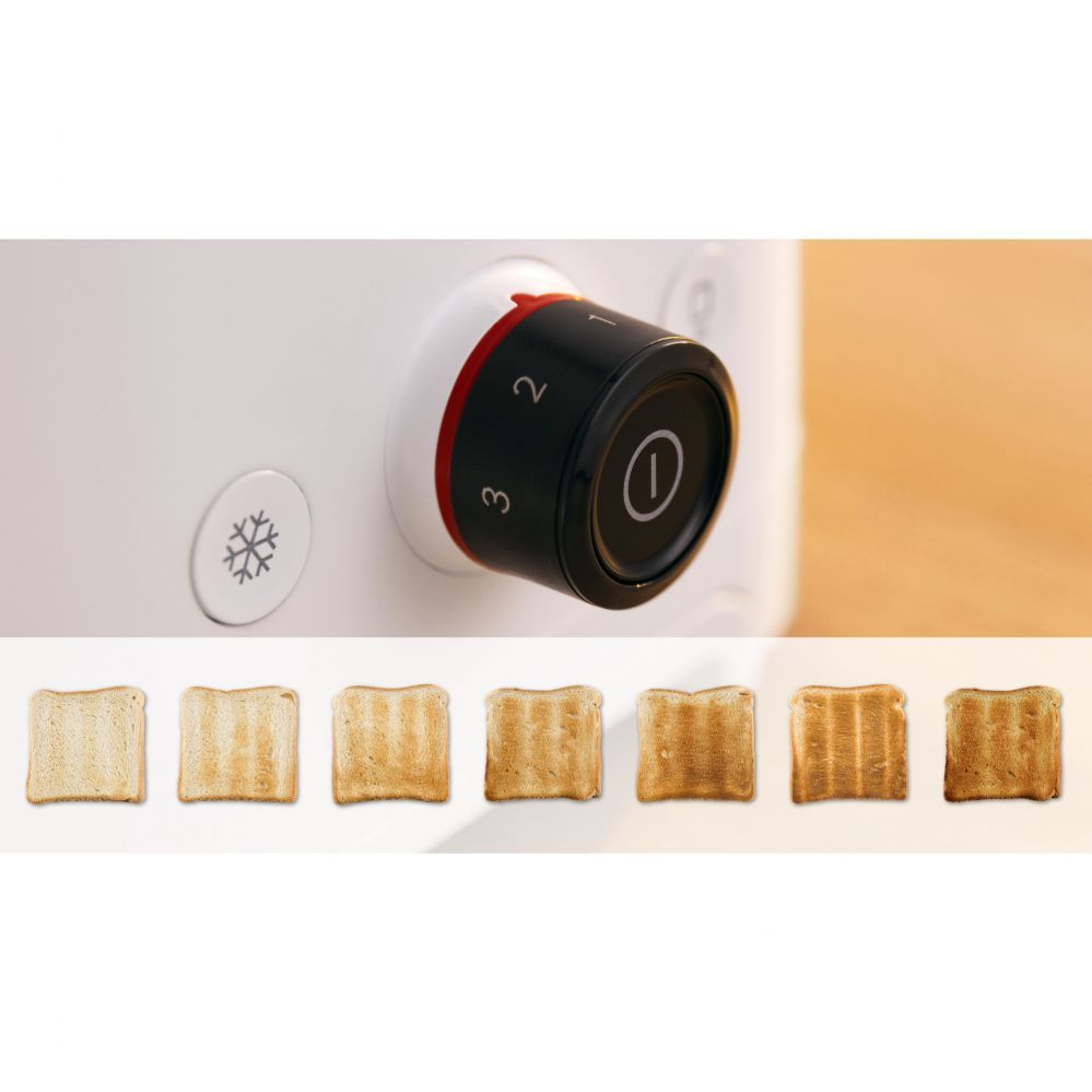 Röster Bosch  Compact Toaster | TAT3M121 MyMoment | Number of slots 2 | Housing material Plastic | White