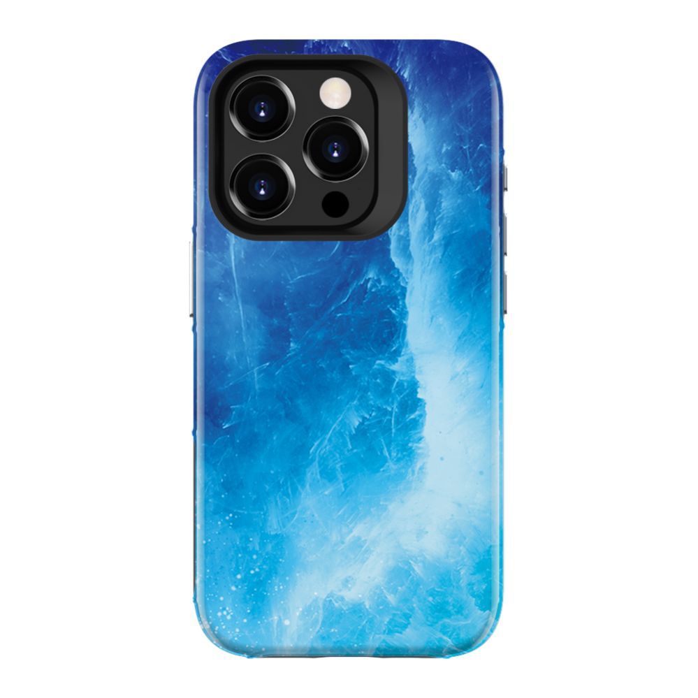 Back panel cover Evelatus Apple iPhone 15 Pro Armor case TPU+PC Customized Print Design Galaxy Blue