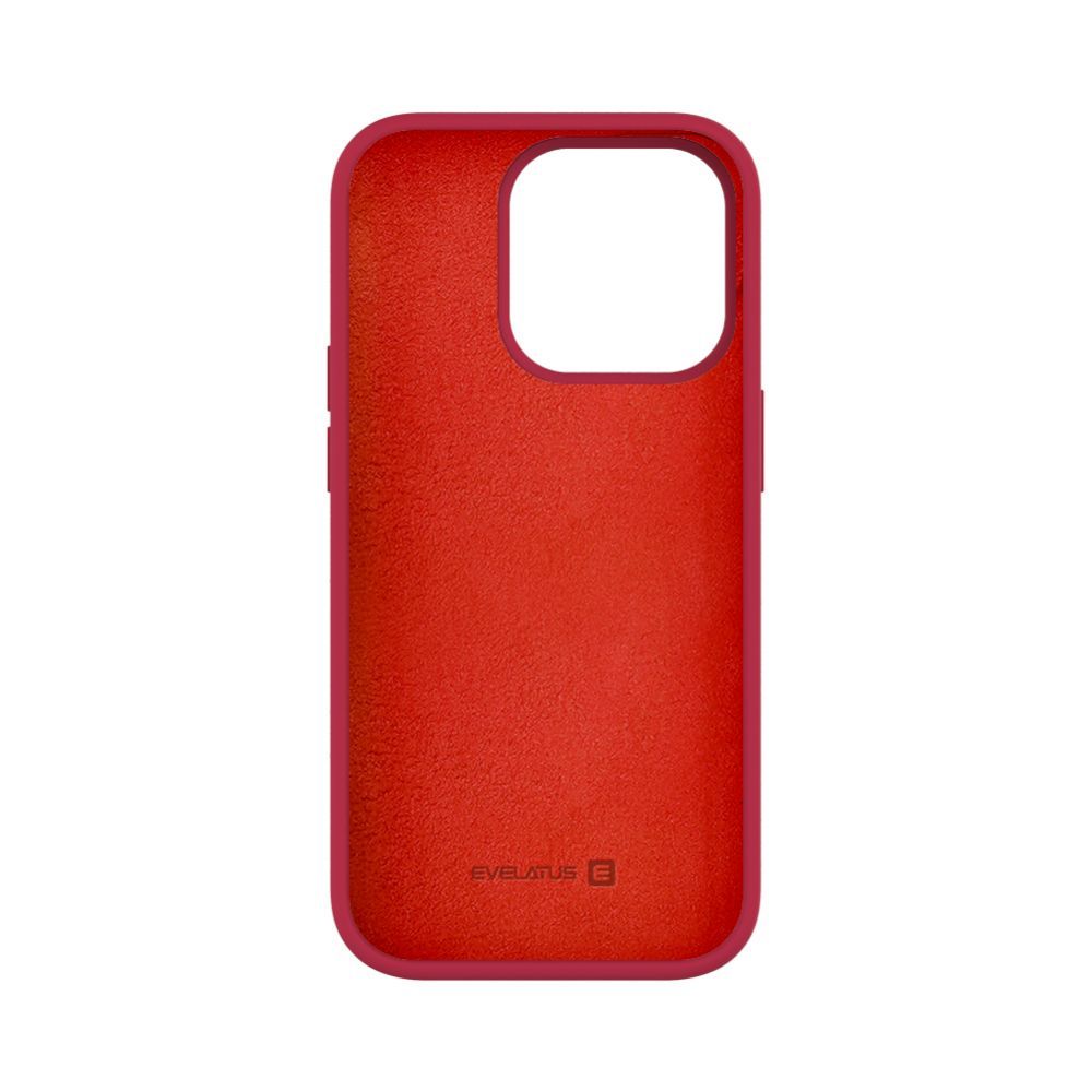 Tagakaaned Evelatus Apple iPhone 14 Pro 6.1 Premium Soft Touch Silicone case Red