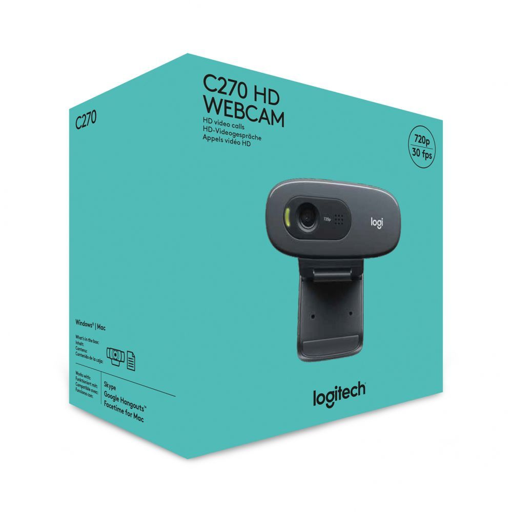 Webcam Logitech  HD WEBCAM C270 720i