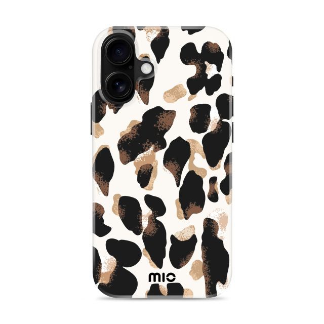 Back panel cover Mio  MIO Leopard Magsafe Compatible for iPhone 16 Plus