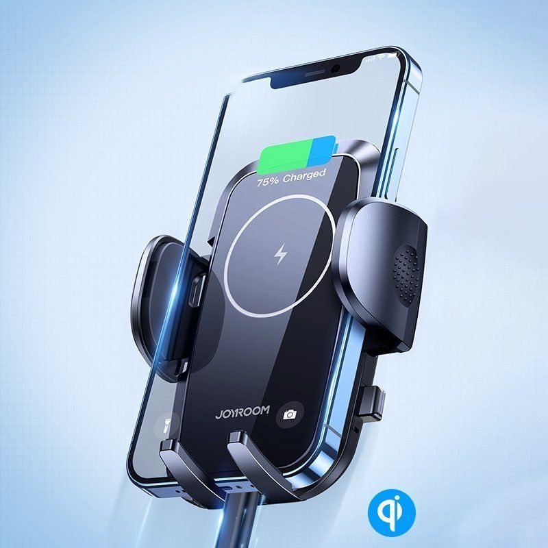 Car charger Joyroom Joyroom car air vent holder Qi wireless charger 15W black (JR-ZS241)