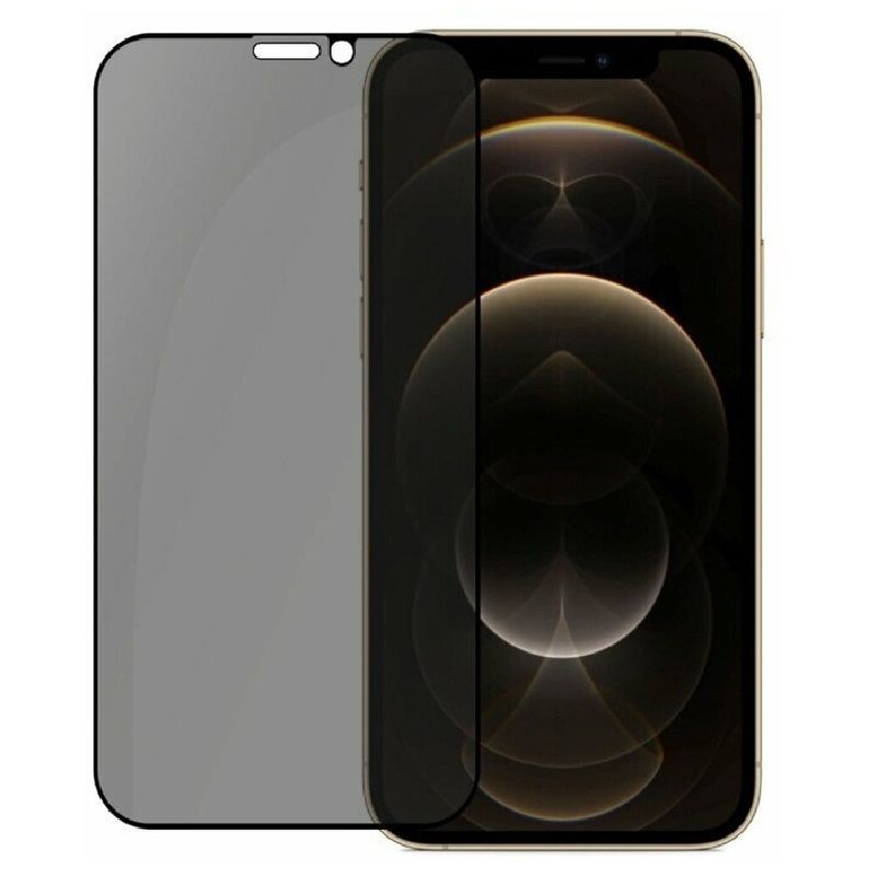 Protective glass Evelatus Apple iPhone 12 Pro Max Privacy 2.5D Silk Full Cover Japan Glue Anti-Static