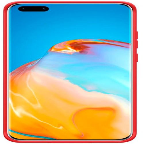 Back panel cover Evelatus Samsung Galaxy A41 Nano Silicone Case Soft Touch TPU Red