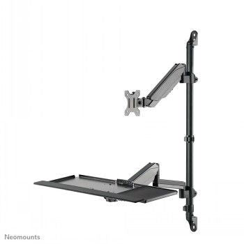 TV bracket NEOMOUNTS BY NEWSTAR  NEOMOUNTS WALL MOUNTED SIT-STAND WORKSTATION (SCREEN, KEYBOARD & MOUSE)