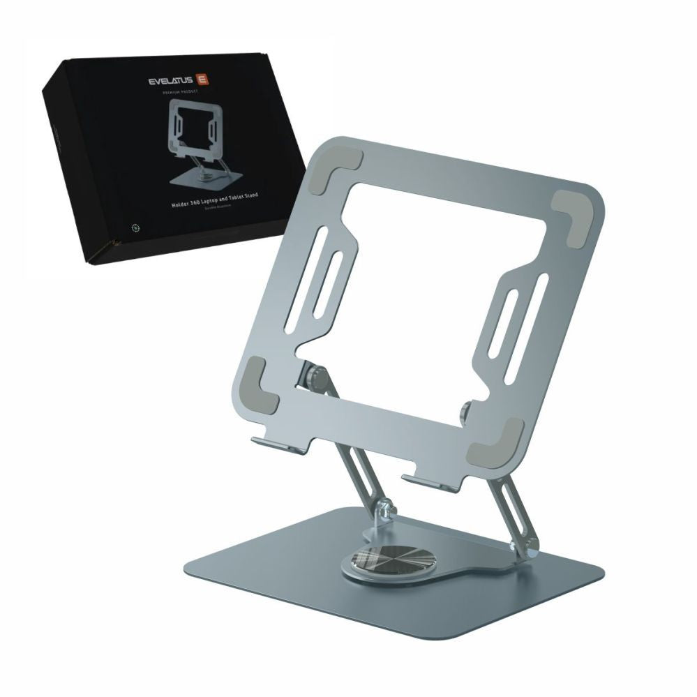 Other Computer Accessory Evelatus Universal L25-C Holder 360 Laptop Stand L25-CHLS Aluminium Silver