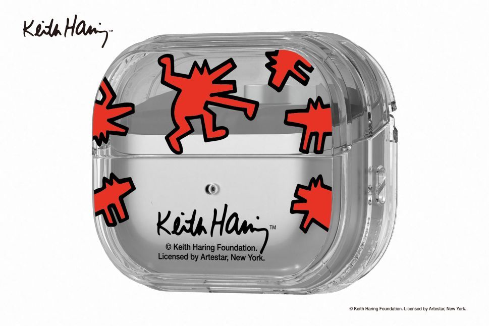 Headphone case Samsung - FPR630SBARW Samsung Buds3 Keith Haring Slickback Clear Case