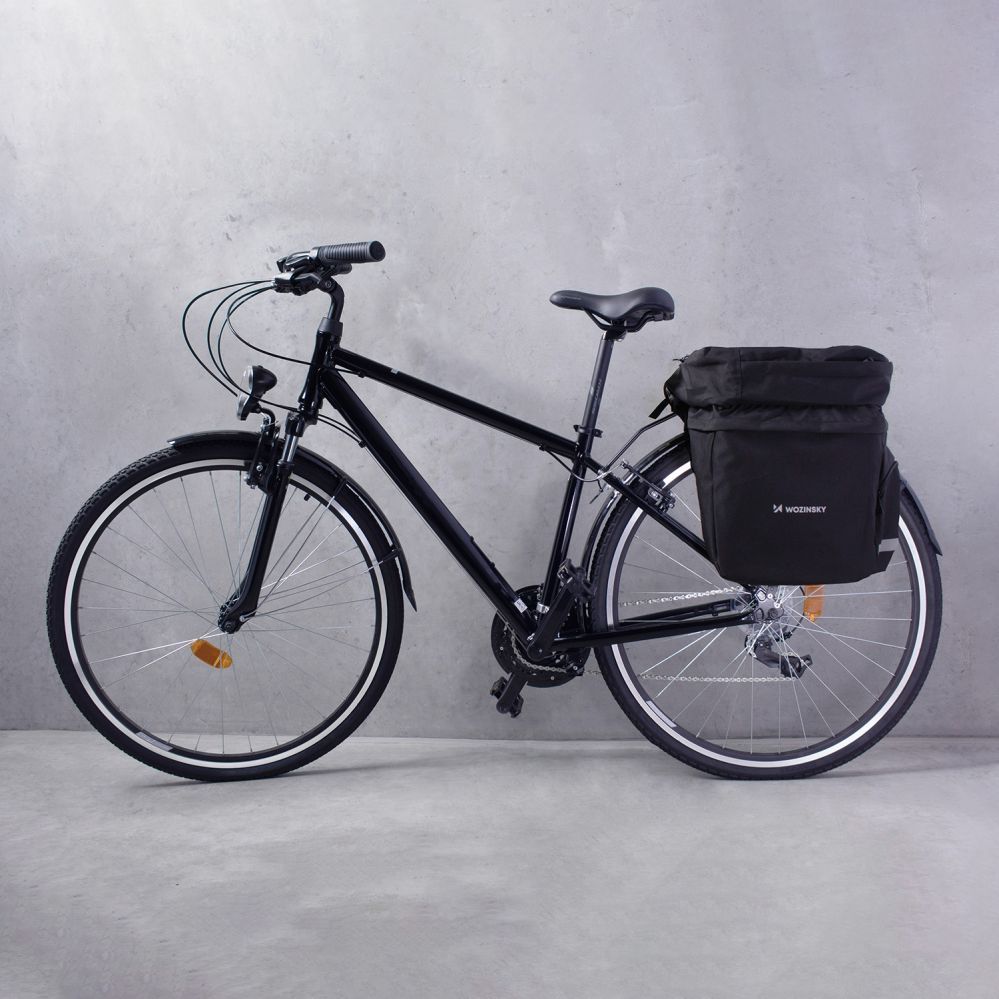 Аксессуар для велосипеда Wozinsky  Wozinsky 60L spacious bike rack bag (rain cover included) black (WBB13BK)
