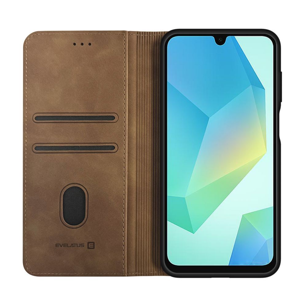 Чехол книжка Evelatus Samsung Galaxy A16 Book Case Brown