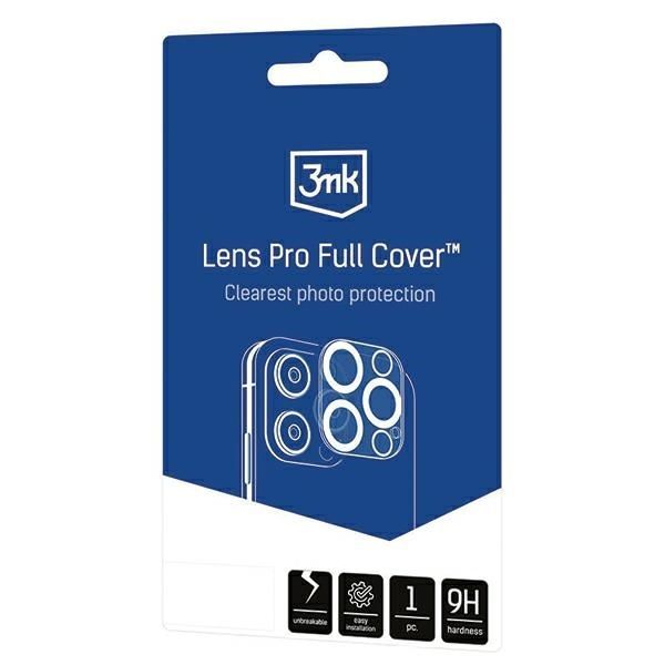 Защитное стекло 3MK  3MK Lens Pro Full Cover iPhone 14 Pro/14 Pro Max Szkło Hartowane na obiektyw aparatu z ramką montażową 1szt