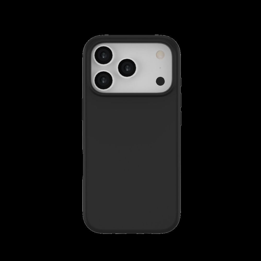 Back panel cover Just Must  JUST MUST REGULAR DEFENSE SILICONE with MAGSAFE for iPhone 17 Pro Black