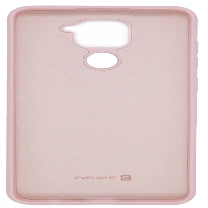 Back panel cover Evelatus Xiaomi Redmi Note 9 Nano Silicone Case Soft Touch TPU Beige