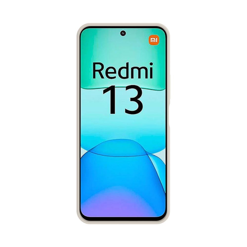 Back panel cover Evelatus Xiaomi Redmi 13 4G Premium Magnetic Soft Touch Silicone Case Pebble