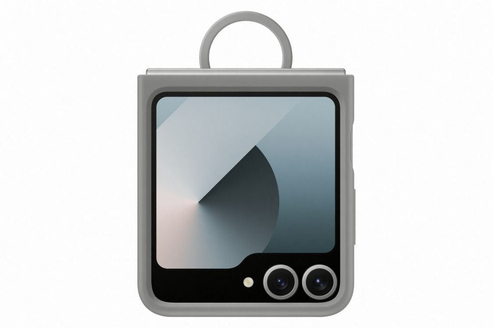 Back panel cover Samsung  PF741TJEGWW Silicone Case Samsung Galaxy Flip6, Gray