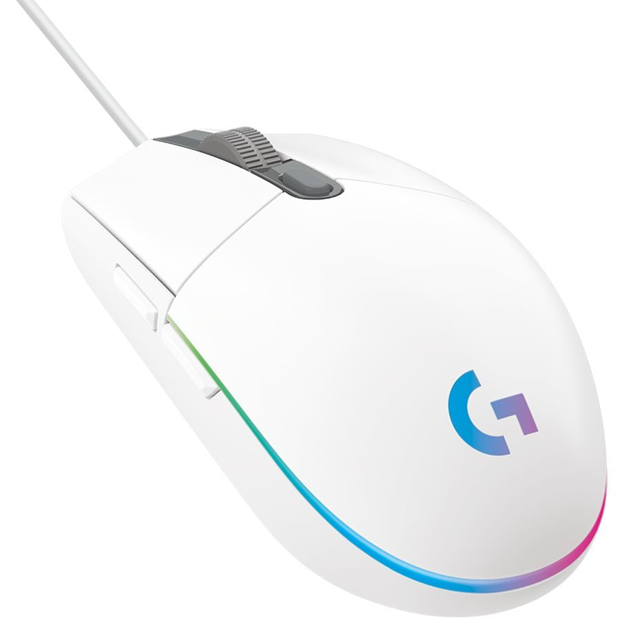 Computer mouse Logitech  LOGITECH G102 LIGHTSYNC Corded Gaming Mouse - WHITE - USB - EER