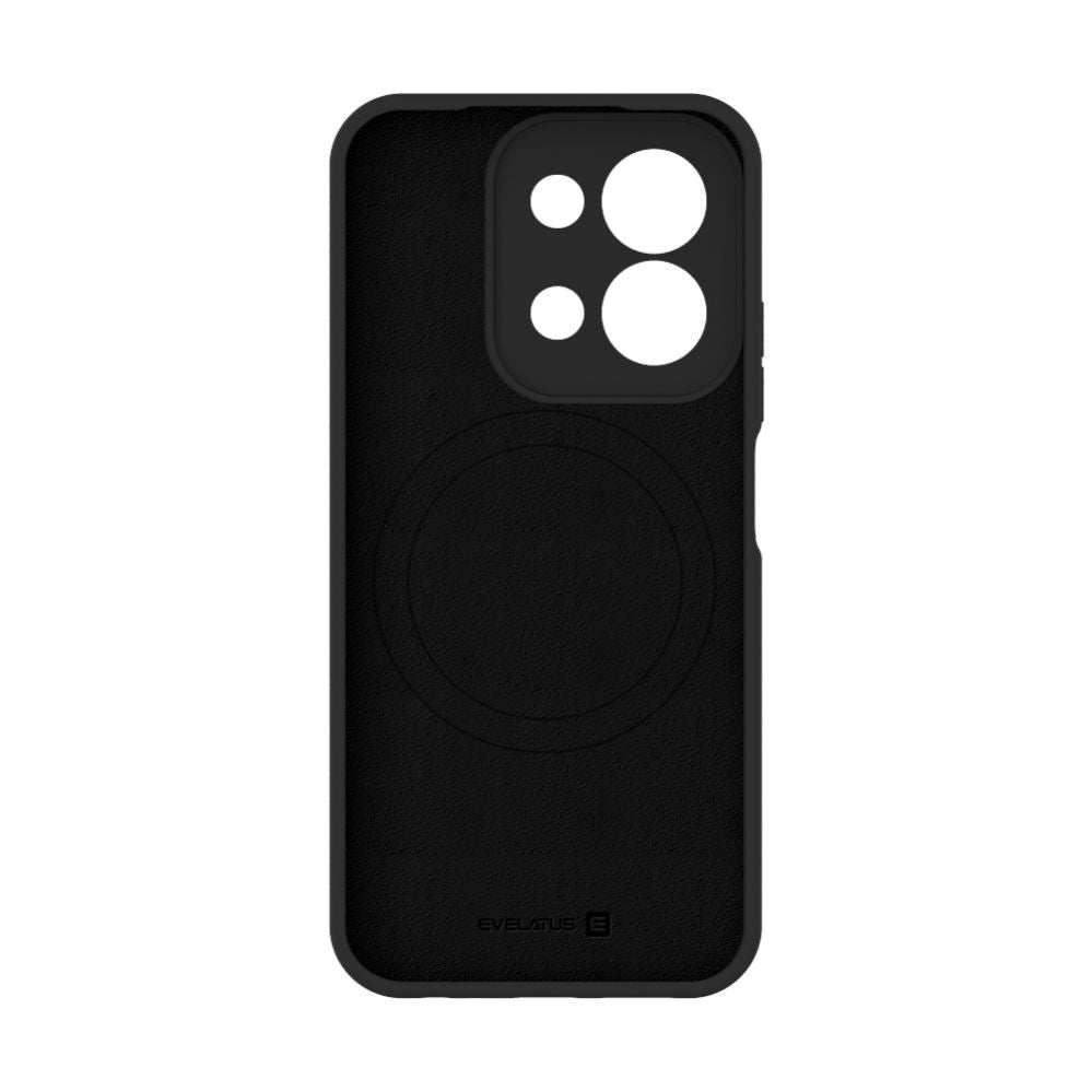 Чехол на заднюю панель Evelatus Xiaomi Redmi 15C 4G/5G Premium Magnetic Soft Touch Silicone Case Black