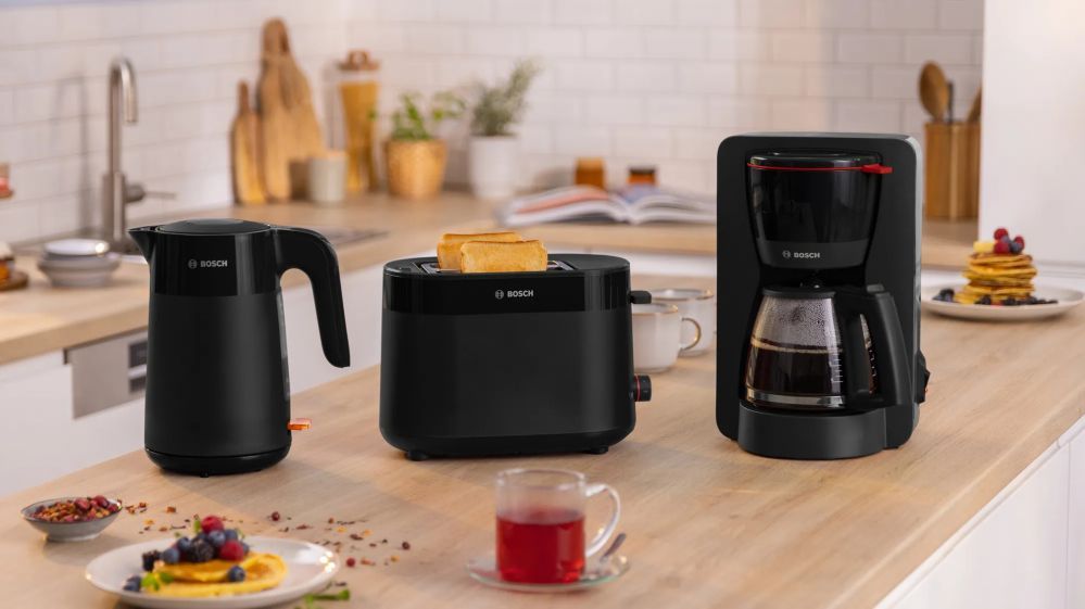 Röster Bosch  Compact Toaster | TAT2M123 MyMoment | Power 950 W | Number of slots 2 | Housing material Plastic | Black