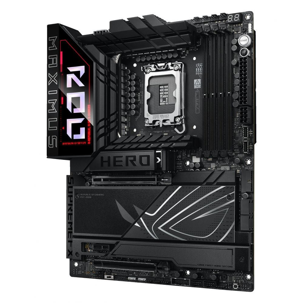 Материнская плата для процессоров Intel Asus  ROG MAXIMUS Z890 HERO | Processor family Intel | Processor socket LGA1851 | DDR5 | Supported hard disk drive interfaces M.2, SATA | Number of SATA connectors 4