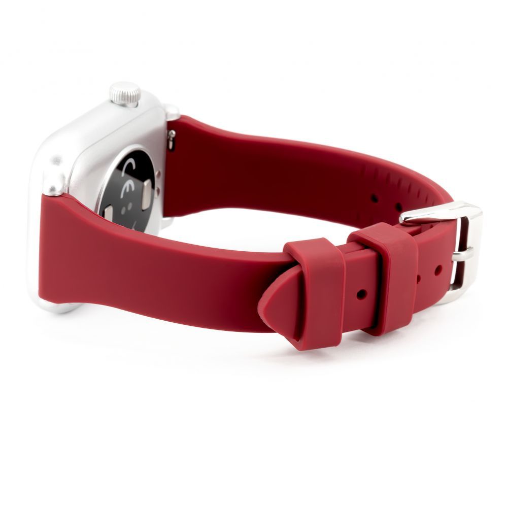 Ремешок Connect  22mm T-buckle Silicone Loop Watch Strap (130mm M/L) Plum