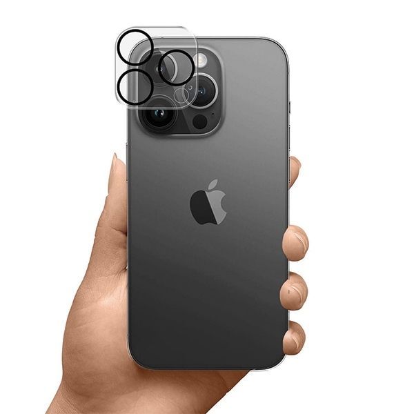 Защитное стекло 3MK  3MK Lens Pro Full Cover iPhone 14 Pro/14 Pro Max Szkło Hartowane na obiektyw aparatu z ramką montażową 1szt