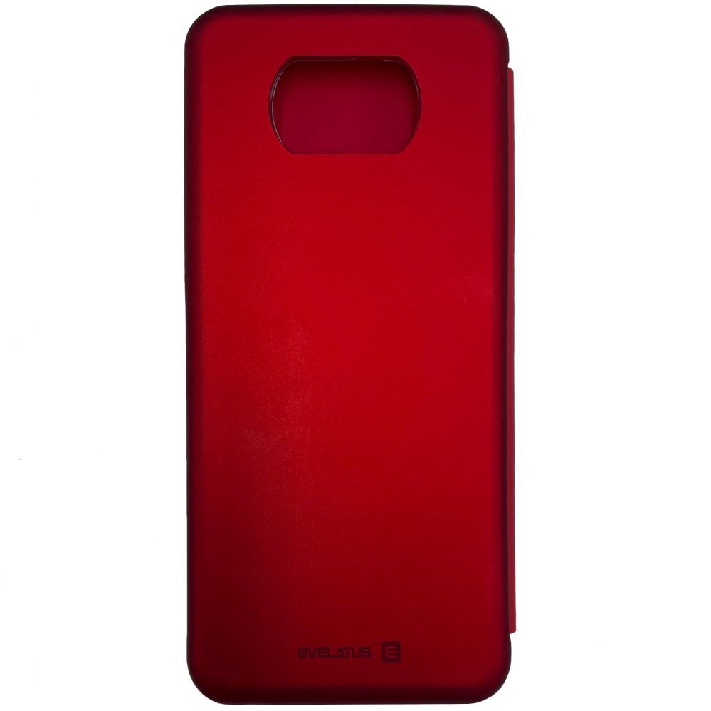 Чехол книжка Evelatus Xiaomi Poco X3/X3 NFC/X3 Pro Book Case Red