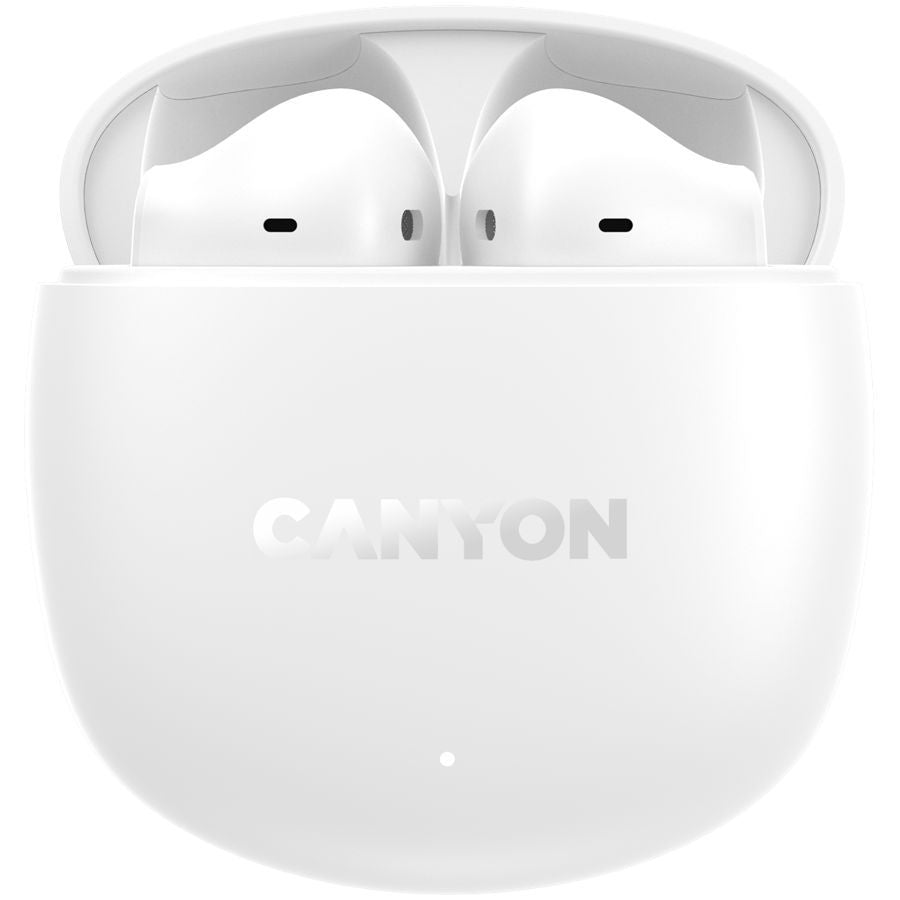 Juhtmevabad kõrvaklapid Canyon  CANYON TWS headset OnGo 13 Semi-in-ear White