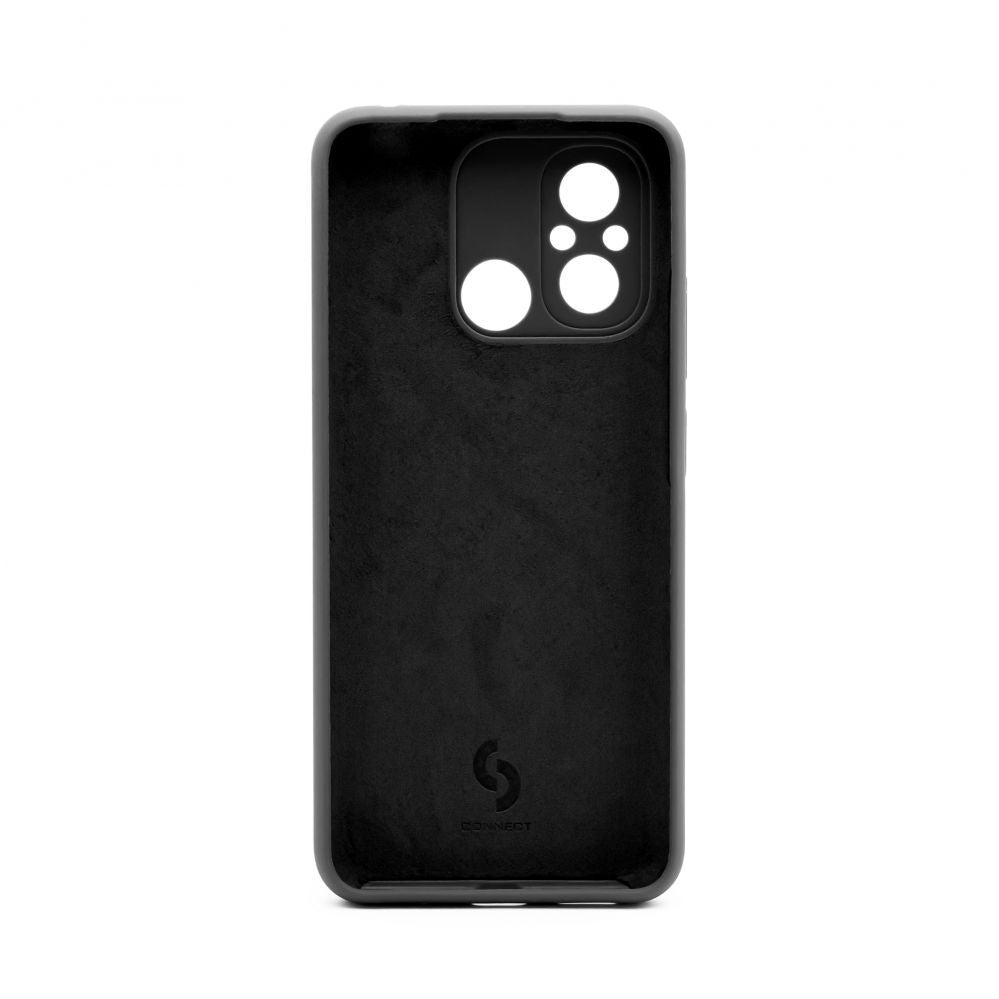 Tagakaaned Connect Xiaomi Redmi 12C Premium Quality Soft Touch Silicone Case Black