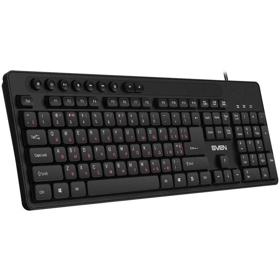 Arvuti klaviatuur Sven  Keyboard SVEN KB-C3060 black