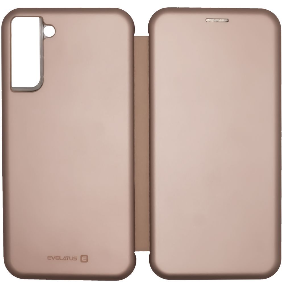 Book case Evelatus Samsung Galaxy S21 Plus Book Case Rose Gold