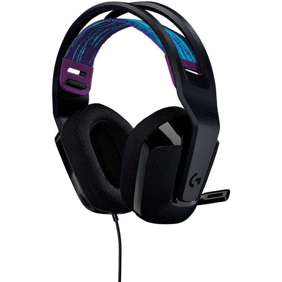 Kõrvaklapid mikrofoniga Logitech  LOGITECH G335 Wired Gaming Headset - BLACK - 3.5 MM
