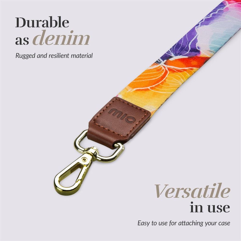 Back panel cover Mio  MIO Lanyard strap Flowers