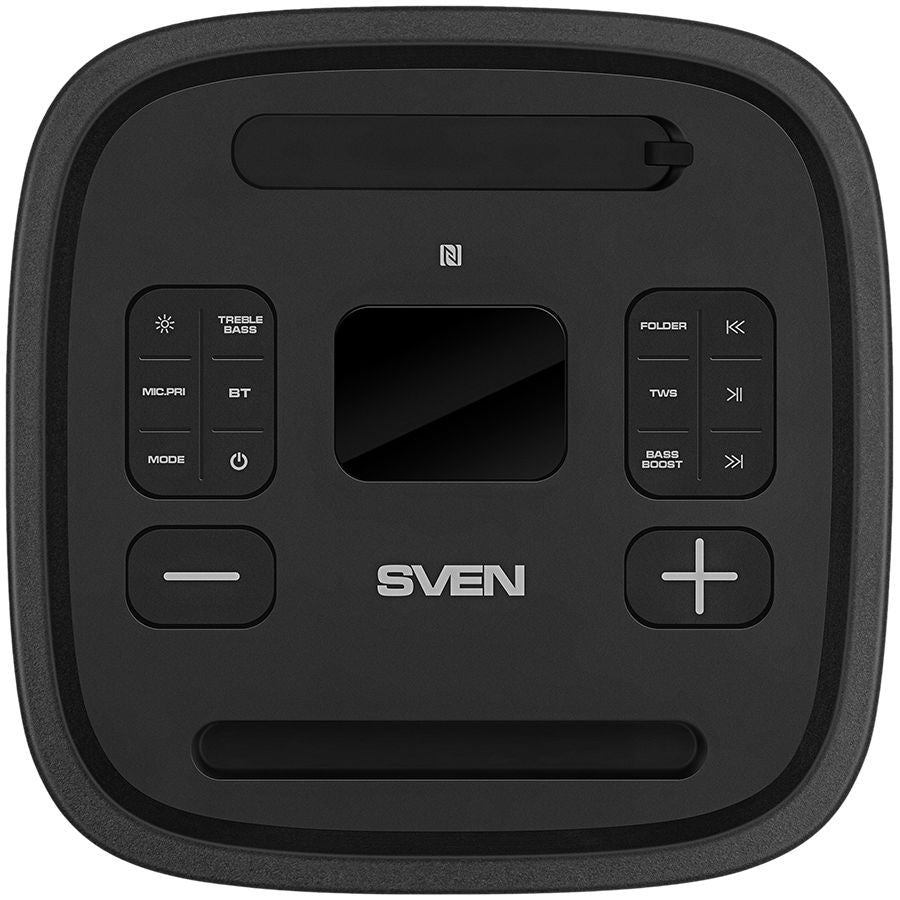 Bluetooth speakers Sven  Speaker Party Box SVEN PS-1250, black (300W, TWS, IPx4, Bluetooth, FM, USB, microSD, LED-display, 13500mAh)