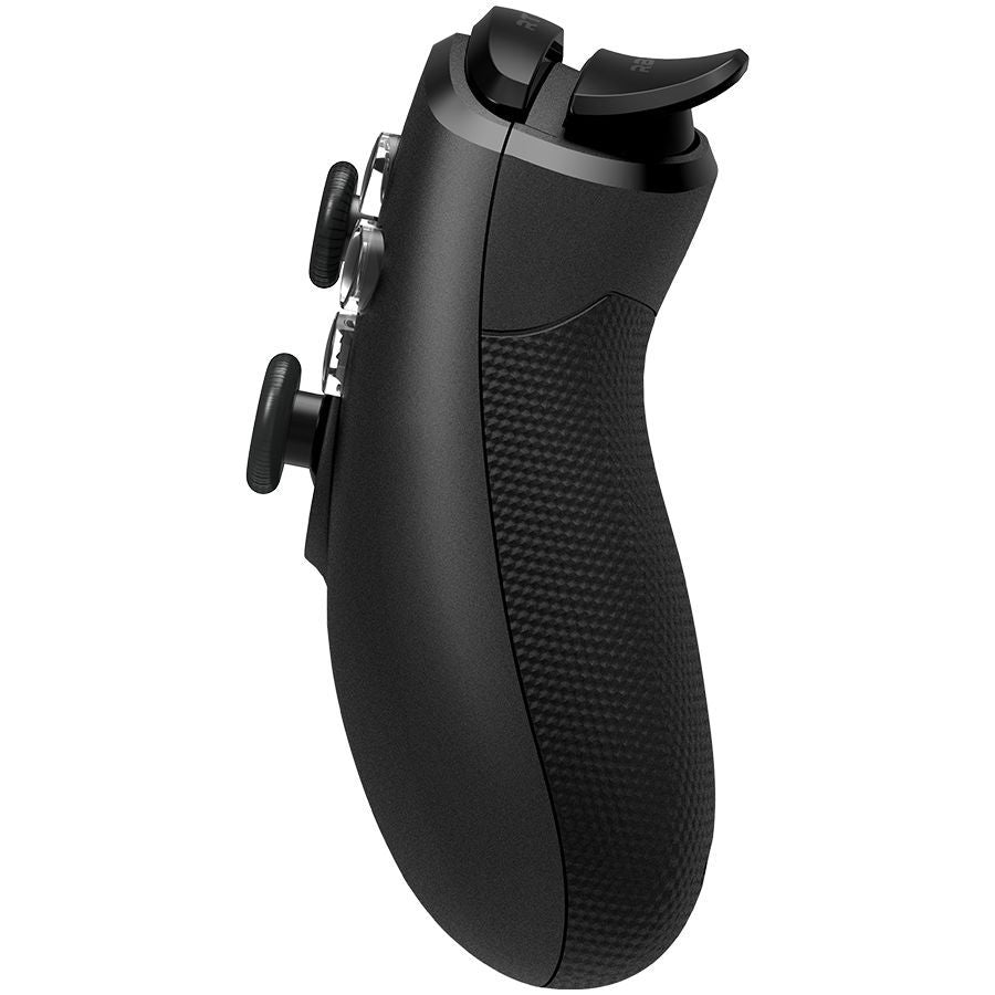 Gaming console LORGAR LORGAR TRIX-510, Gaming controller, Black, BT5.0 Controller with built-in 600mah battery, 1M Type-C charging cable, 6-axis motion sensor support for Nintendo Switch, Android, PC, IOS13, PS3, normal size dongle, black