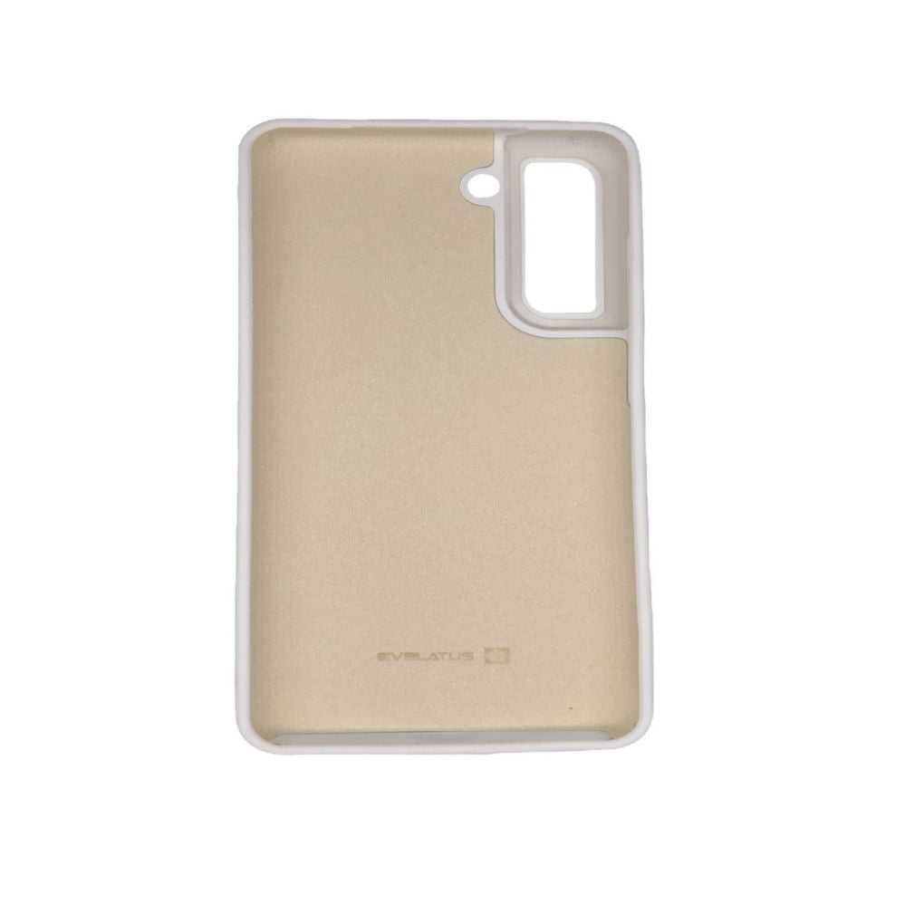 Tagakaaned Evelatus Samsung Galaxy S21 FE Premium Soft Touch Silicone Case White
