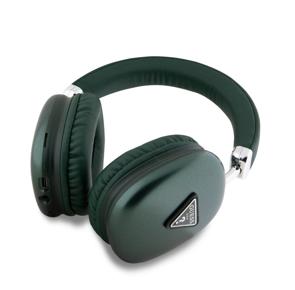 Juhtmevabad kõrvaklapid Guess  Headphones BT Saffiano Metallic Triangle Logo Khaki