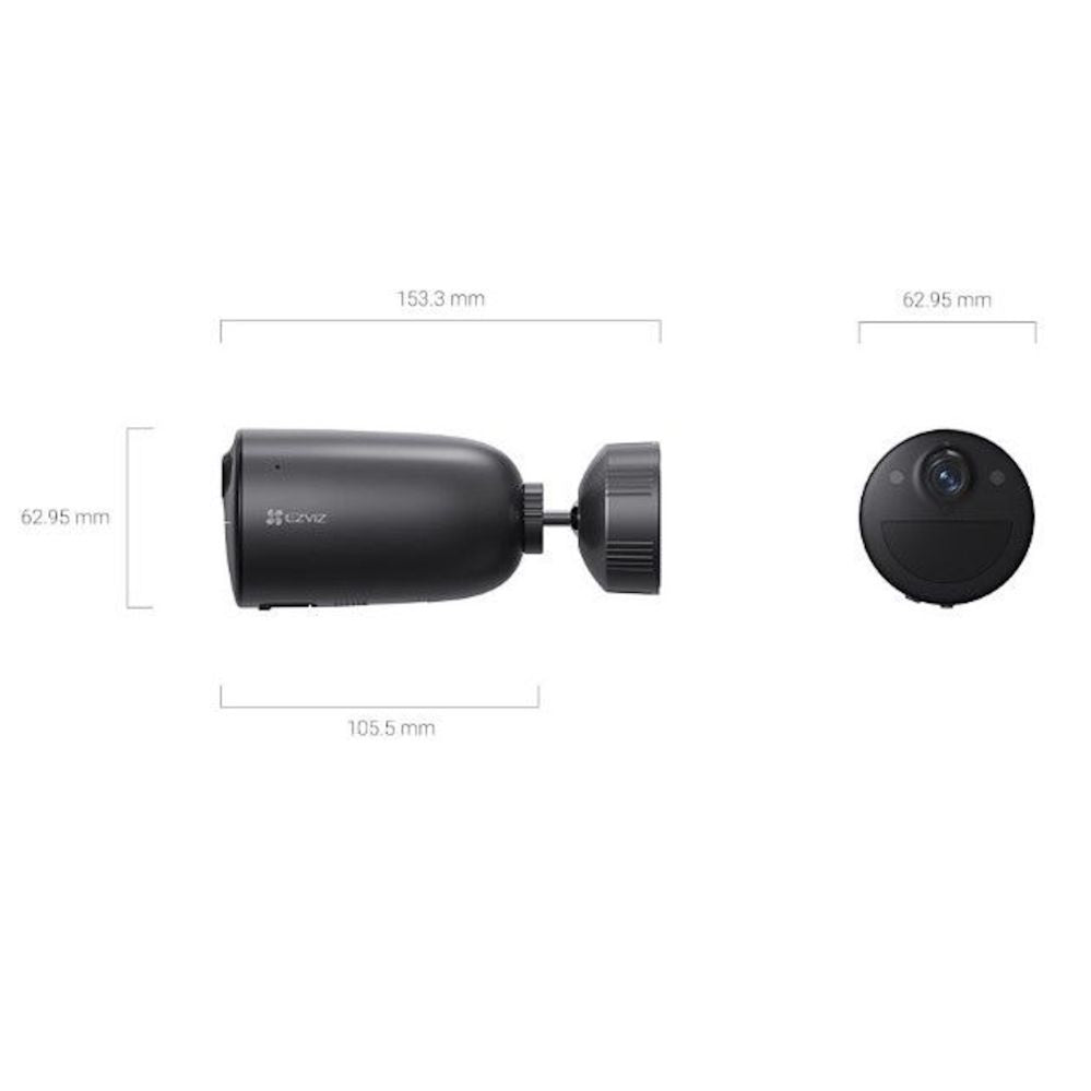 Webcam EZVIZ  Ezviz EB3 CS-EB3 4G Outdoor IP65 Smart Home Battery security Camera MicroSD / Night vision Silver