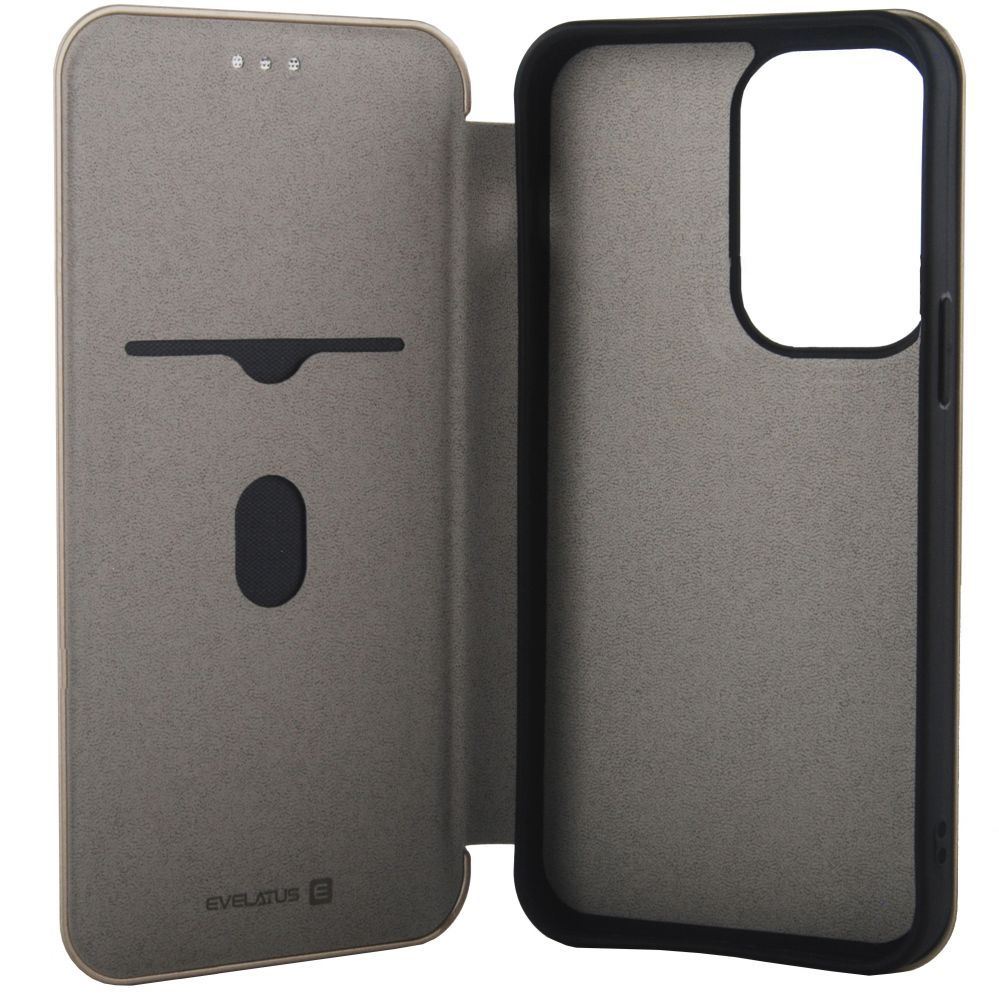 Back panel cover Evelatus Xiaomi POCO X4 GT Book Case Gold