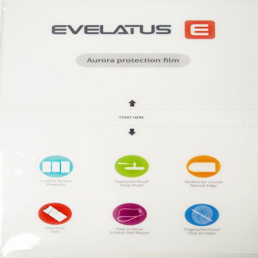Protective film Evelatus Universal Universal Aurora Colorful Protection Film for Screen Cutter