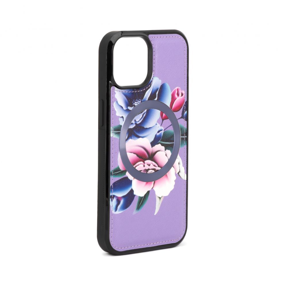 Tagakaaned Evelatus Apple iPhone 15 Wallet  and Slim Cover Case Purple