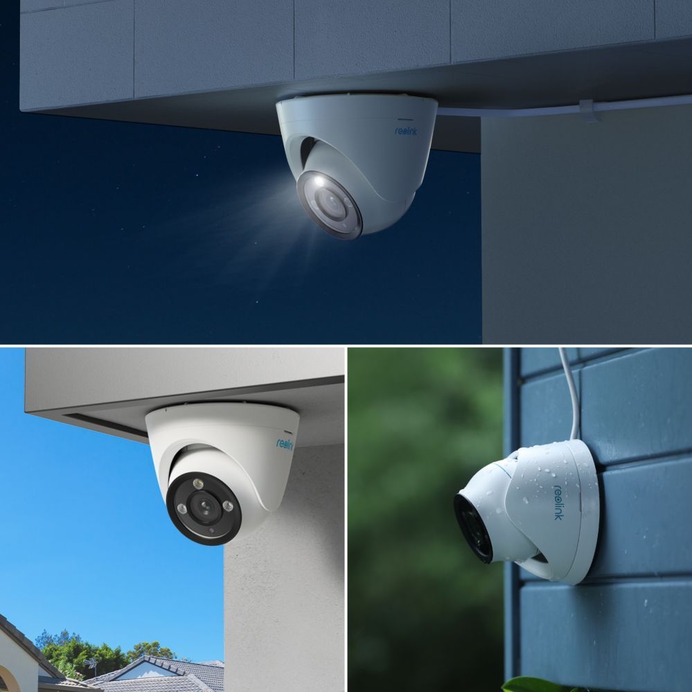 Veebikaamera Reolink  4K Security IP Camera with Color Night Vision P434 Dome 8 MP 2.8-8mm/F1.6 IP66 H.265 MicroSD, max. 256 GB