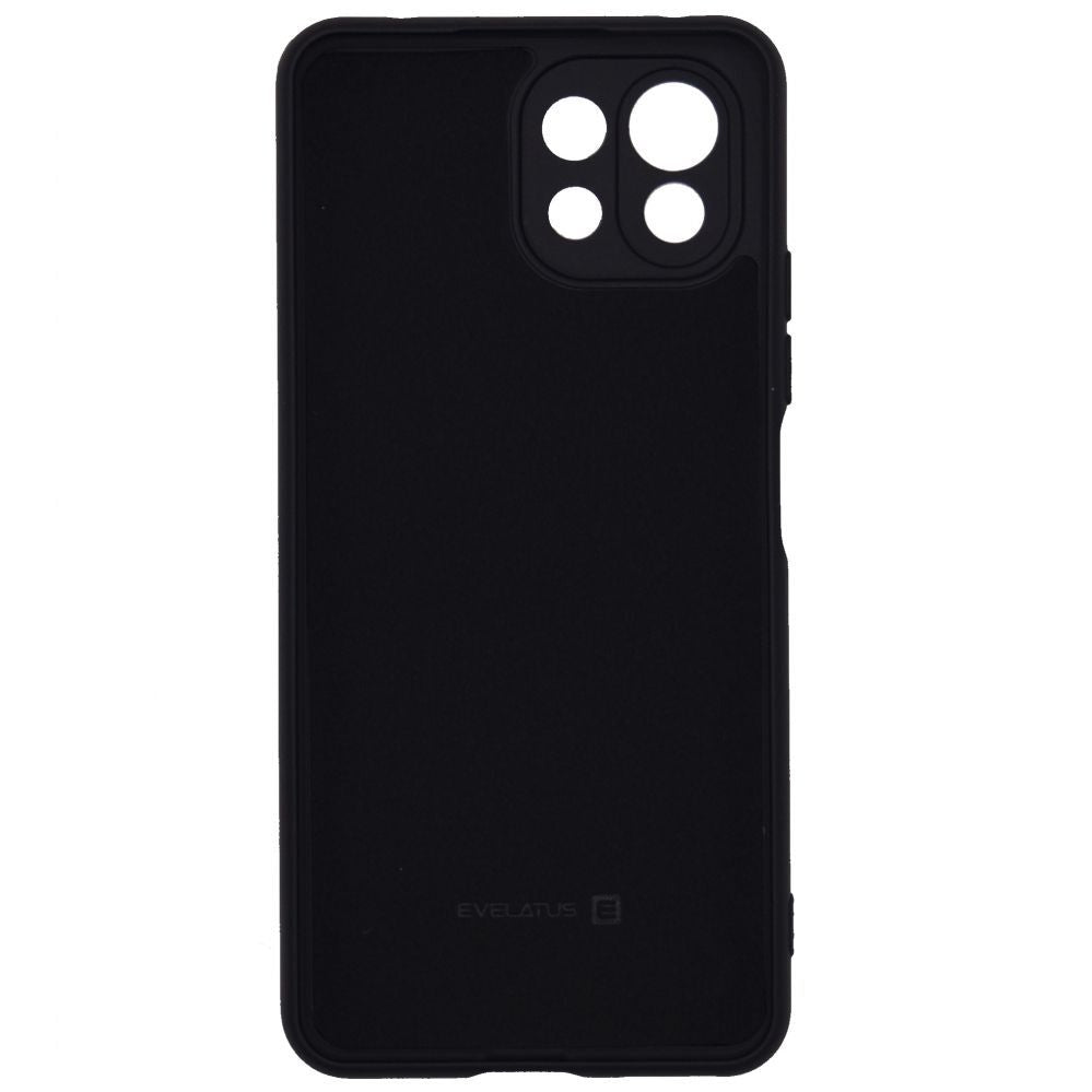 Back panel cover Evelatus Xiaomi Mi 11 Lite/11 Lite 5G/11 Lite 5G NE Nano Silicone Case Soft Touch TPU Black