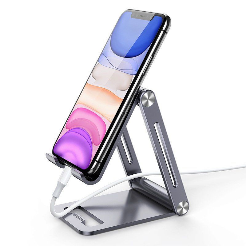 Авто держатель Ugreen  Ugreen metal aluminum folding phone holder tablet gray (LP263 80708)