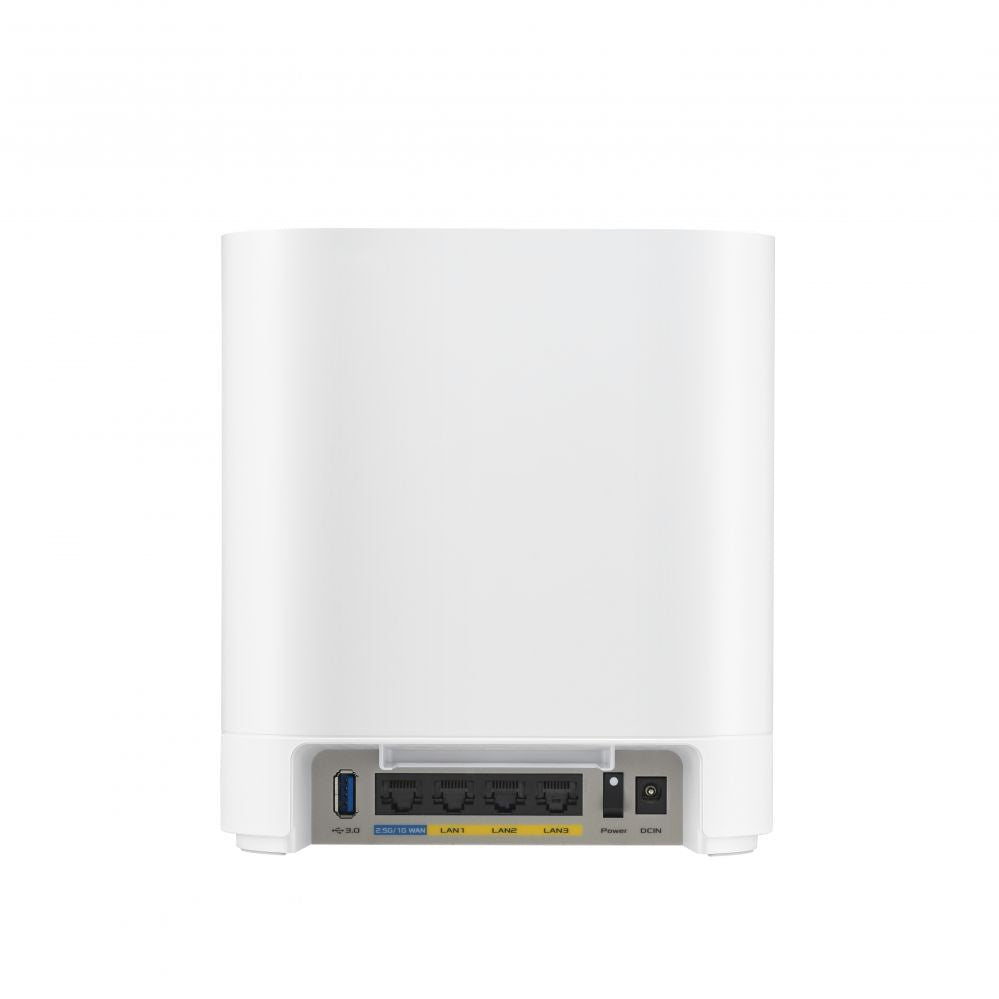 Роутер Asus  Wifi 6 802.11ax Tri-band Business Mesh System  EBM68 (2-Pack) 802.11ax, 4804 Mbit/s, 10/100/1000 Mbit/s, Ethernet LAN (RJ-45) ports 3, MU-MiMO No, No mobile broadband, Antenna type Internal, White