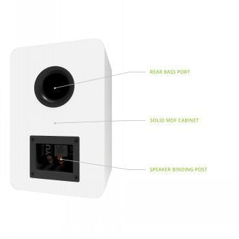 Аксессуары для Bluetooth-колонок KANTO AUDIO  KANTO AUDIO PAIR - PASSIVE SPEAKERS WITH 1" SILK DOME TWEETER AND 5.25" KEVLAR WOOFER - WHITE