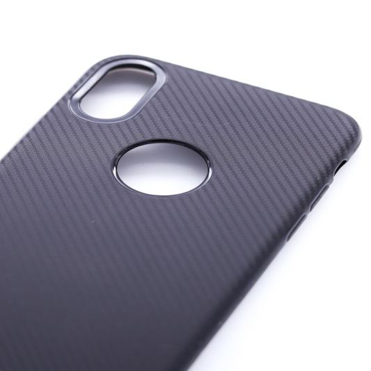 Back panel cover Evelatus Apple iPhone X Carbon Black