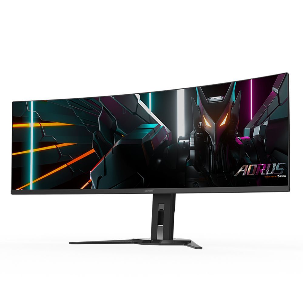 Monitor Gigabyte  Gaming Monitor 49" OLED AORUS CO49DQ EK1, 5120x1440 DQHD, 3 ms, 250 cd/m2 (TYP), HDMI ports quantity 2, 144 Hz, Black