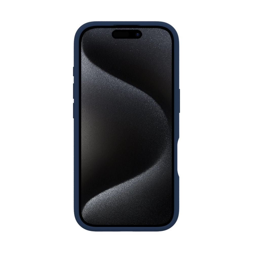 Чехол на заднюю панель Evelatus Apple iPhone 16 Premium Magsafe with Stand Soft Touch Silicone Case Dark Blue