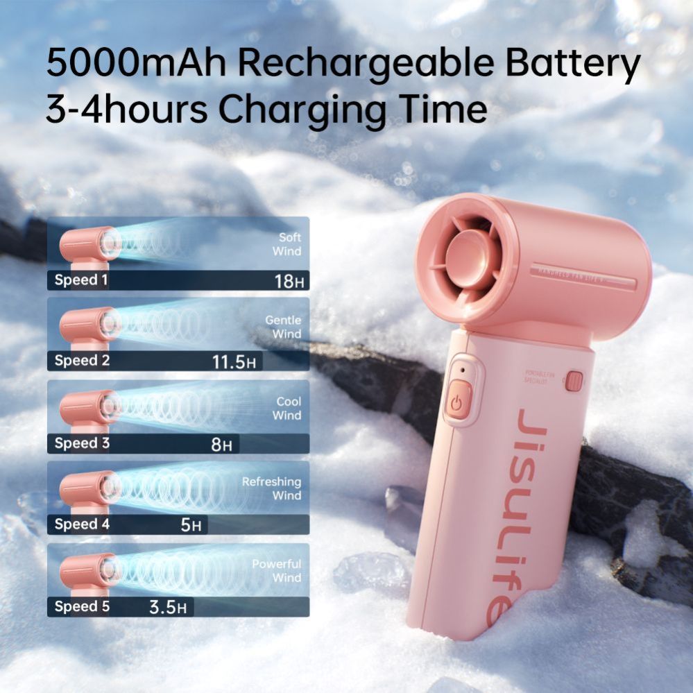 Other goods Jisulife  JisuLife Handheld Fan 9 Pink.